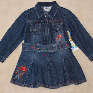 girls denim dress